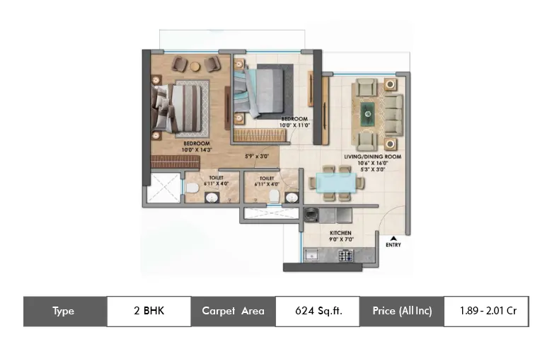 Chandak GreenAiry Floor Plan 1