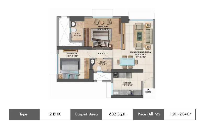 Chandak GreenAiry Floor Plan 1